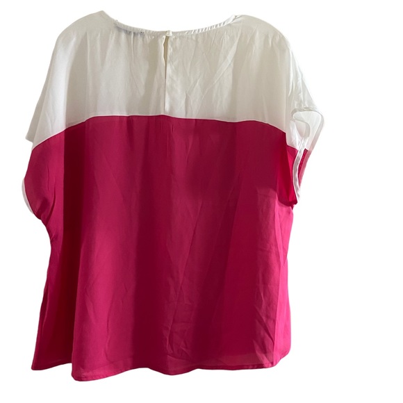 Shein Short Sleeve Color Block and Sequin Blouse Size Extra Large - Picture 2 of 6